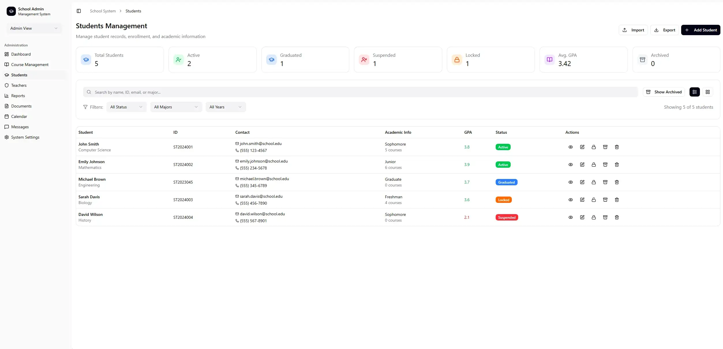 Fee Collection Screen UI Preview