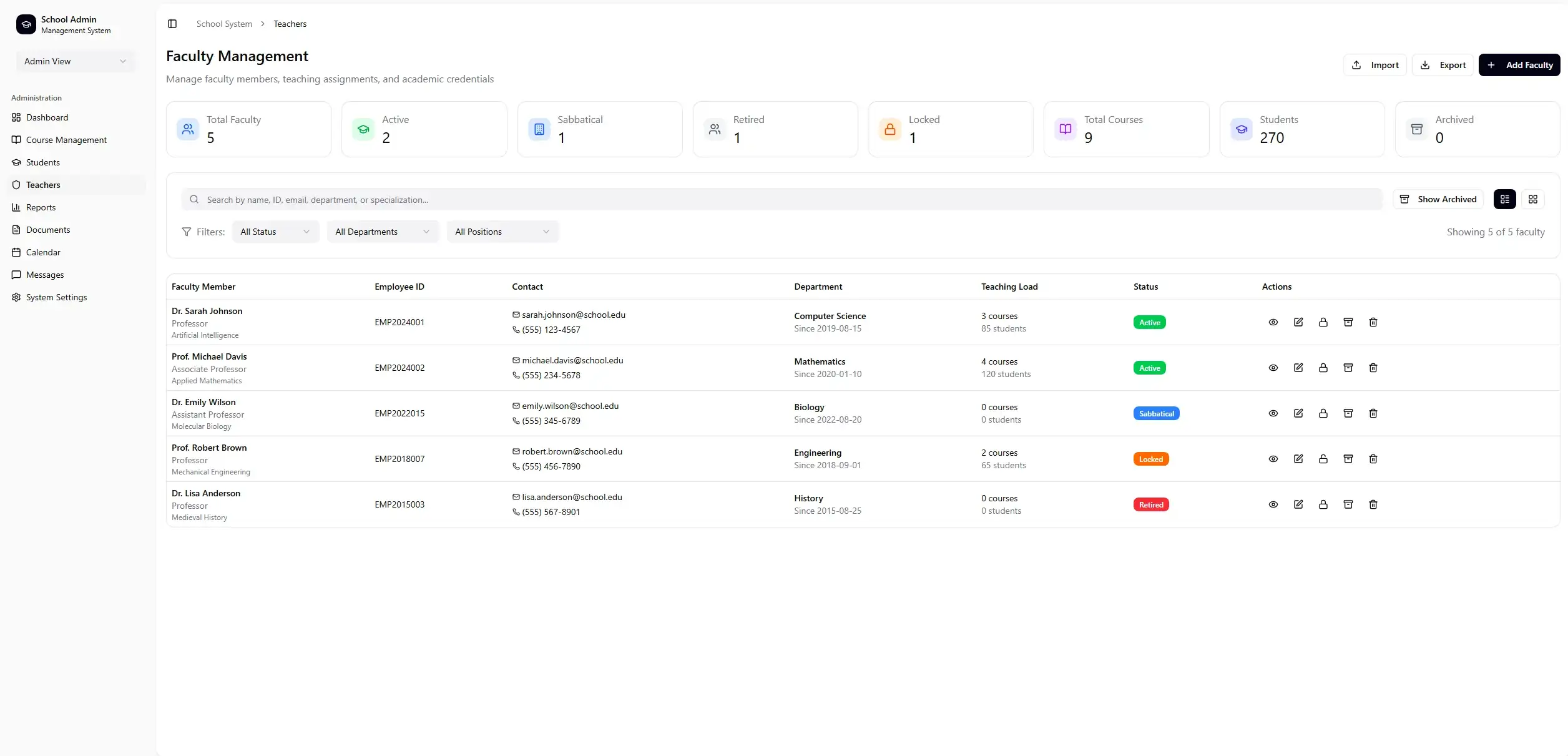 Analytics Dashboard UI Preview