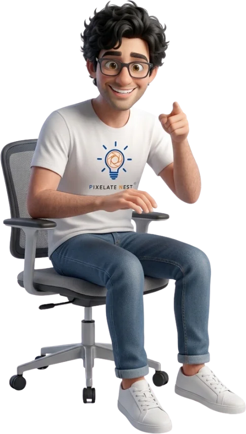 Pixelate Nest team member ready to help with your website design