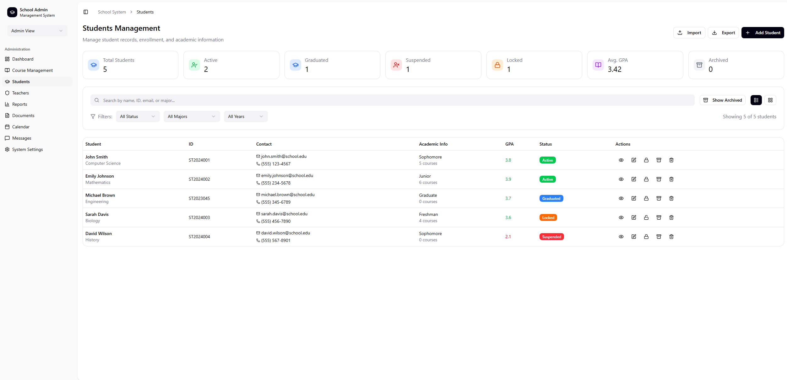 Fee Collection Screen UI Preview