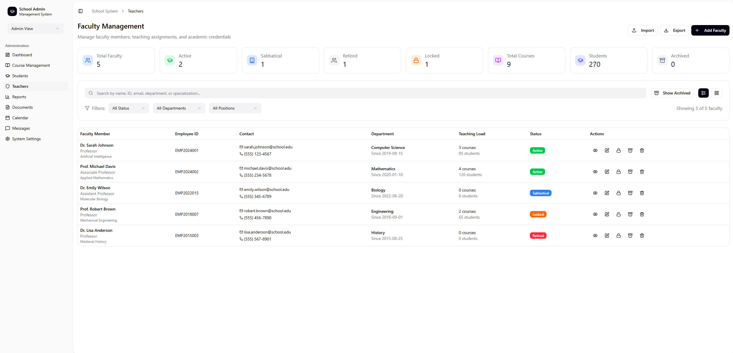 Analytics Dashboard UI Preview